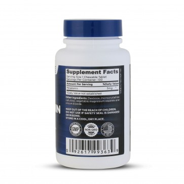 Melatonina 3mg 100s PLV - ProLine Vitamins - Imagem 3