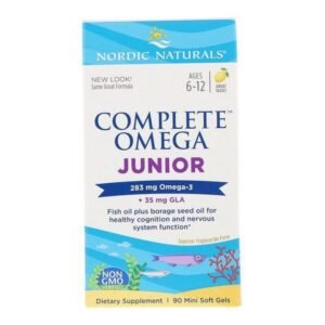 Complete Ômega JR 283 mg ômega 3 + 35 mg GLA Nordic Naturals 90 Mini Softgel