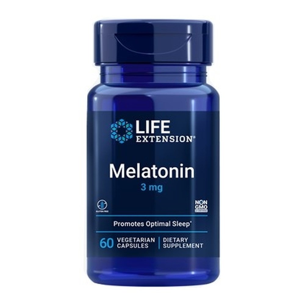 Melatonina 3mg 60 caps LIFE Extension
