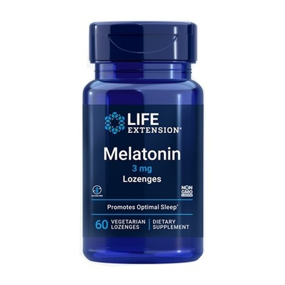Melatonina 3mg 60 Lozenges LIFE Extension