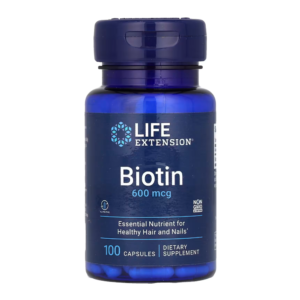 Biotin, 600 mcg, 100 Capsules Life Extension