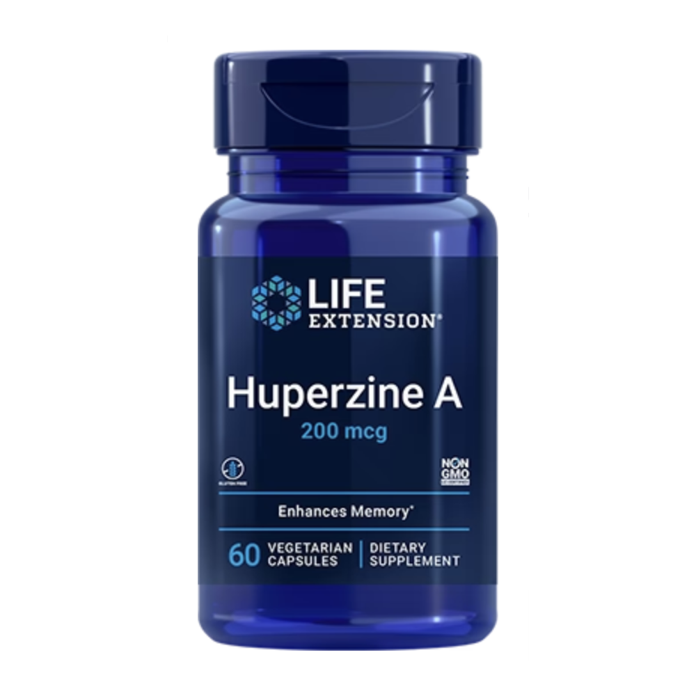 Huperzine A 200 mcg, 60 vcaps Life Extension