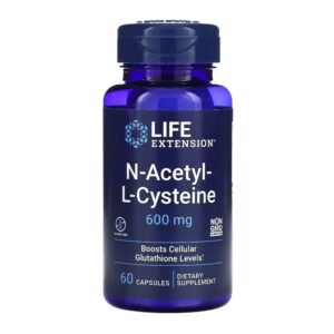 N-Acetyl-L-Cysteine (NAC) 600 mg, 60 capsules Life Extension