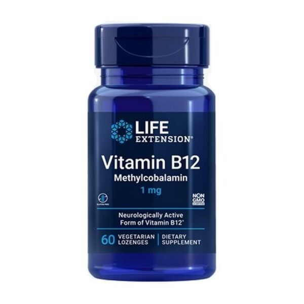 Methylcobalamin metilcobalamina B12 60 lozenges LIFE Extension