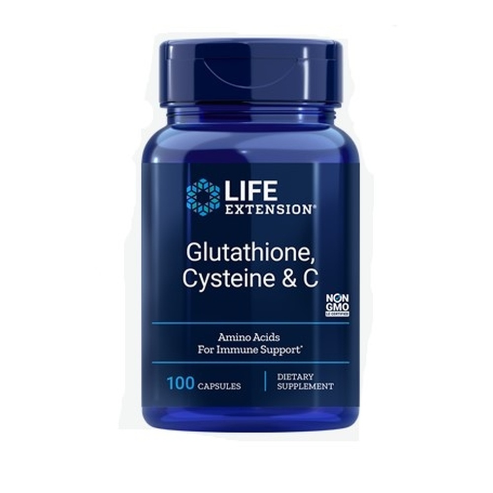 Glutathione, Cysteine & C 100caps LIFE Extension