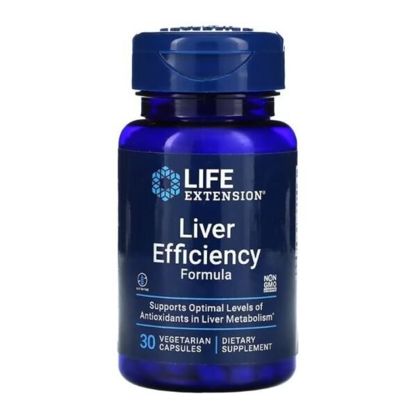 Liver Efficiency Formula 30 vegetarian capsules Life Extension