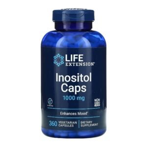 Inositol Caps 1000 mg, 360 vegetarian capsules LIFE Extension