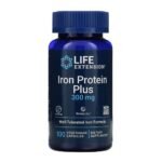 Iron Protein Plus 300mg 100 vegcaps Life Extension