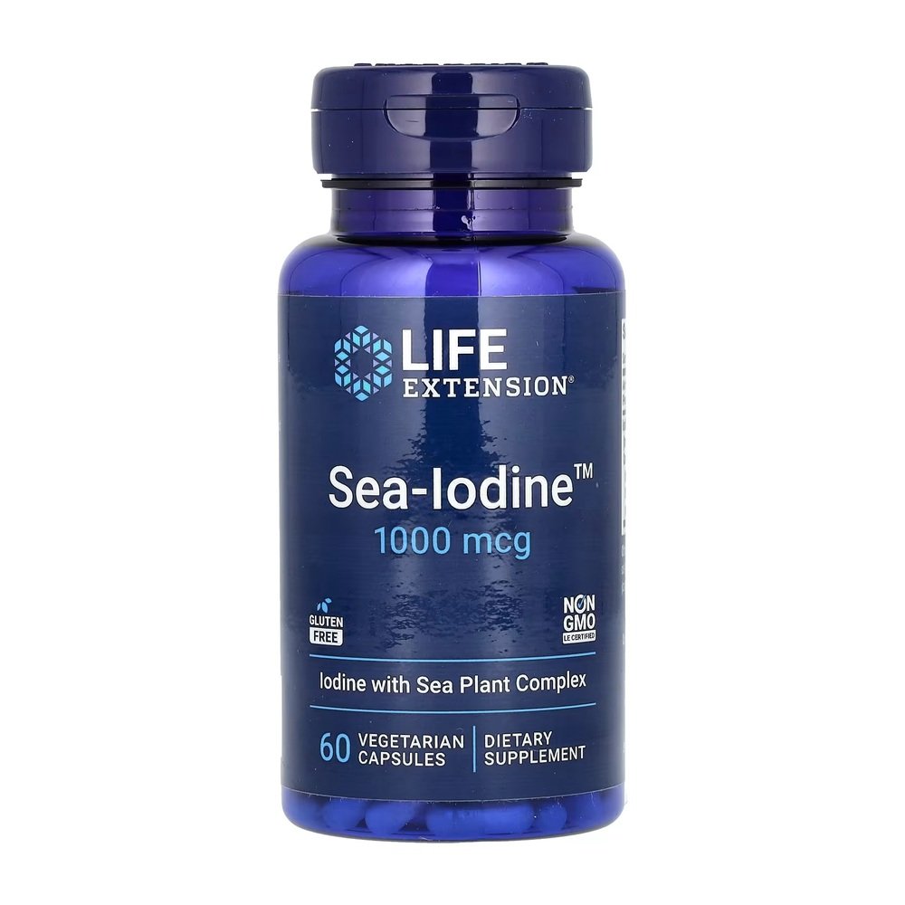 Sea-Iodine, 1,000 mcg, 60 Vegetarian Capsules Life Extension