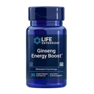 Ginseng Energy Boost 30 vegetarian capsules LIFE Extension