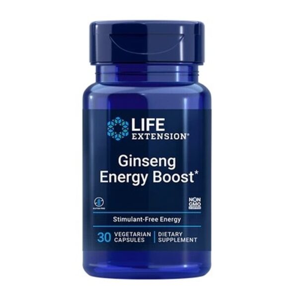 Ginseng Energy Boost 30 vegetarian capsules LIFE Extension