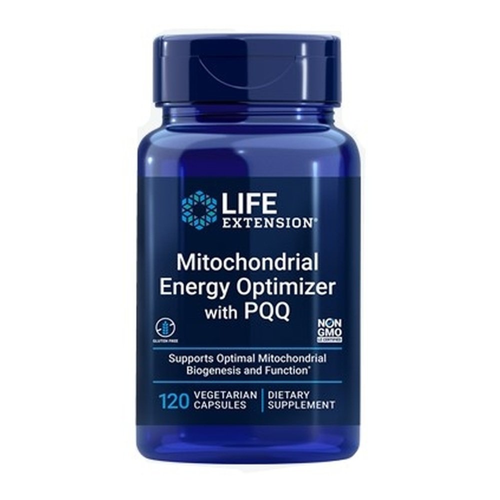 Mitochondrial Energy Optmizer Otimizador de energia mitocondrial com BioPQQ 120 caps LIFE Extension
