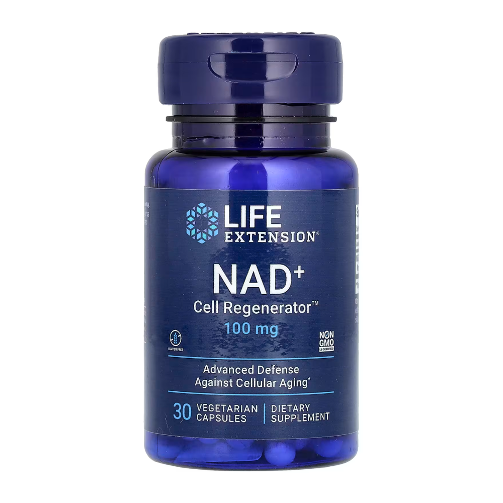 NAD+ Cell Regenerator 100 mg, 30 vegetarian capsules Life Extension