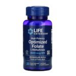 High Potency Optimized Folate 8500 mcg 30 vegetarian tablets life