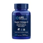 Super Omega 3 com Sesame Lignans e Olive Extract 240s LIFE Extension