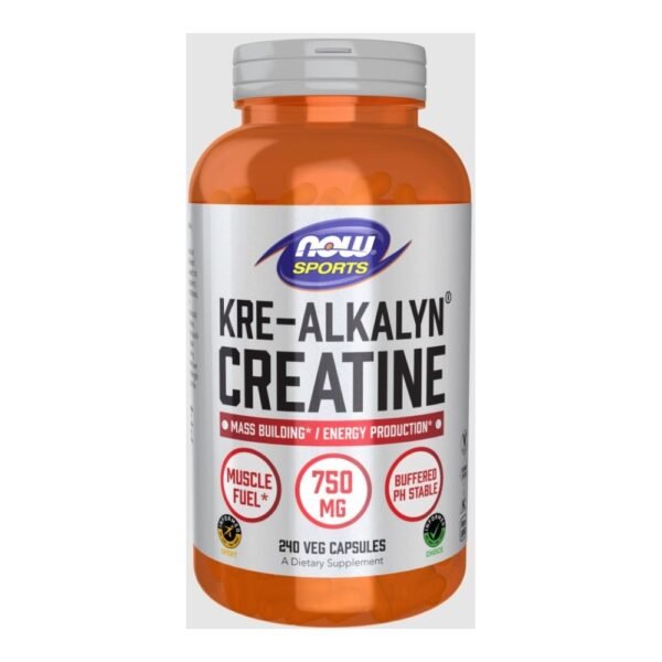 Kre-Alkalyn(R) Creatine 750 mg 240 caps Now foods