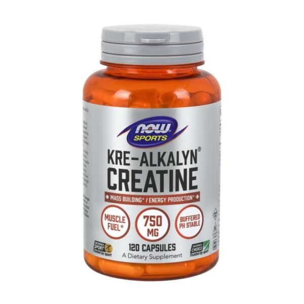 Kre Alkalyn Creatine 120 Capsules NOW Foods
