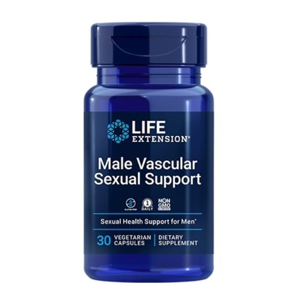 Male Vascular Sexual Support 30 vegetarian capsules Life Extension