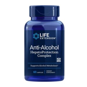 Anti Alcohol HepatoProtection Complex 60 veg Capsules Life Extension