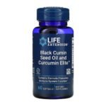 Black Cumin Seed Oil and Curcumin Elite 60 softgels Life Extension