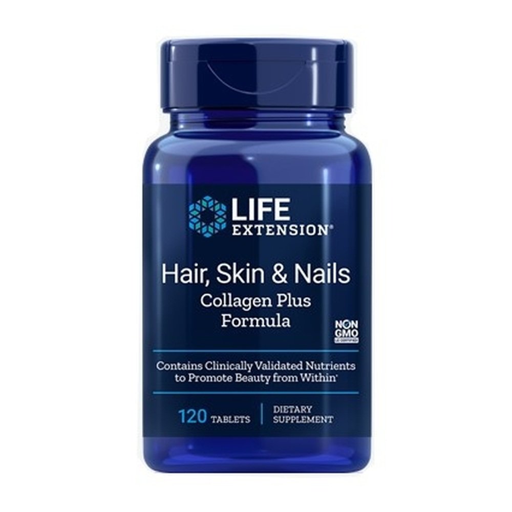 Hair Skin e Nails Collagen Plus Formula LIFE Extension
