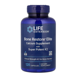 Bone Restore Elite, Calcium Supplement with Super Potent K2, 120 Capsules Life Extension