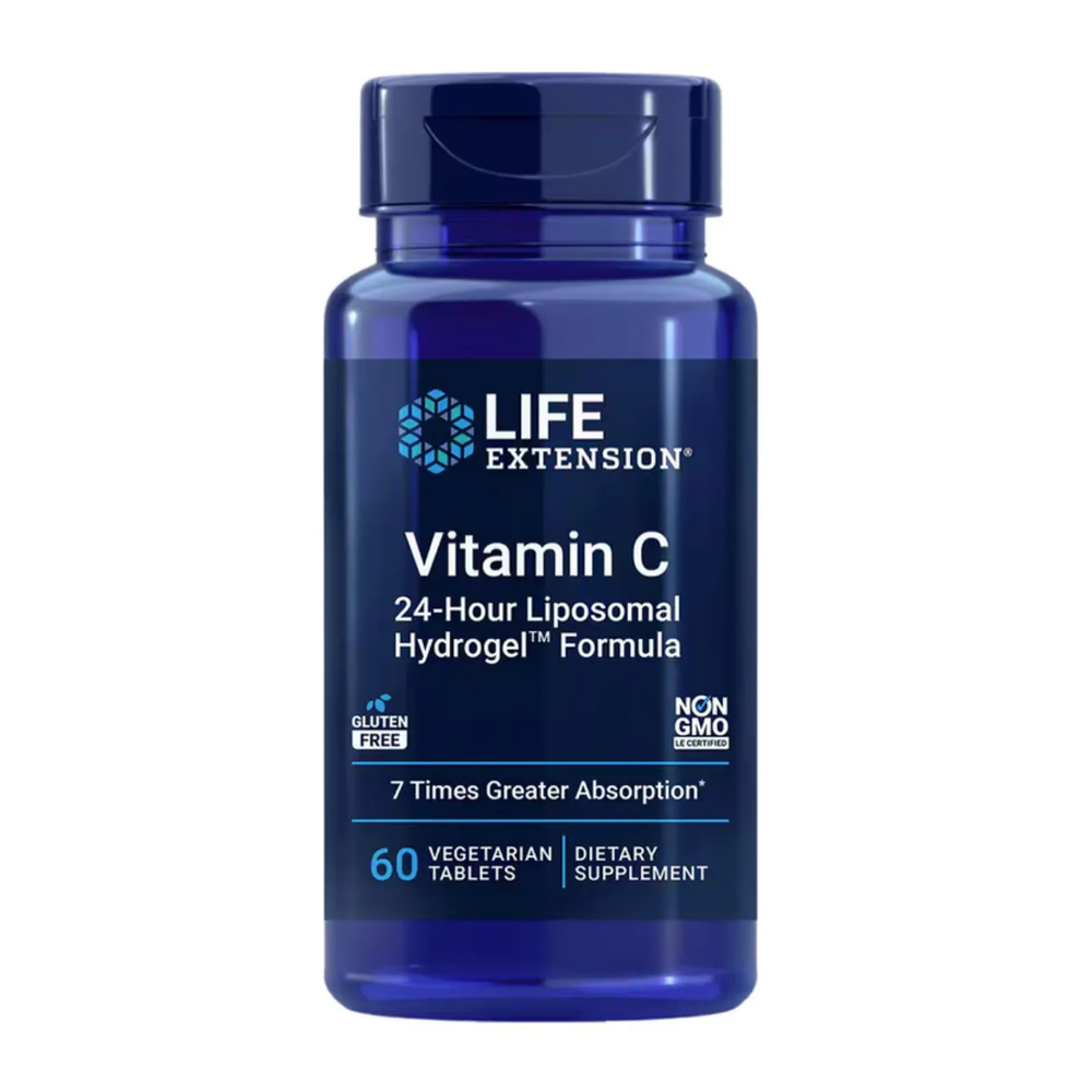 Vitamin C, 60 Vegetarian Tablets Life Extension