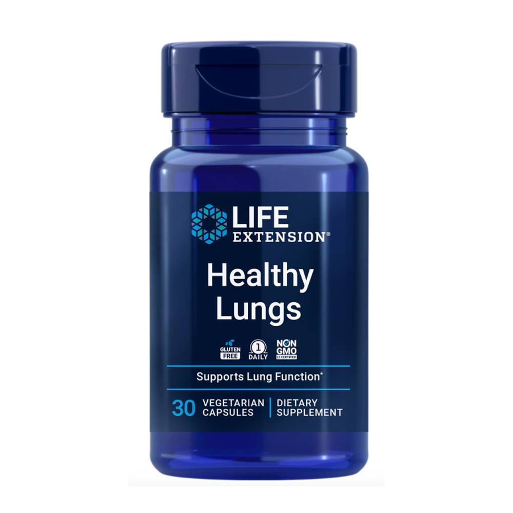 Healthy Lungs, 30 Vegetarian Capsules Life Extension