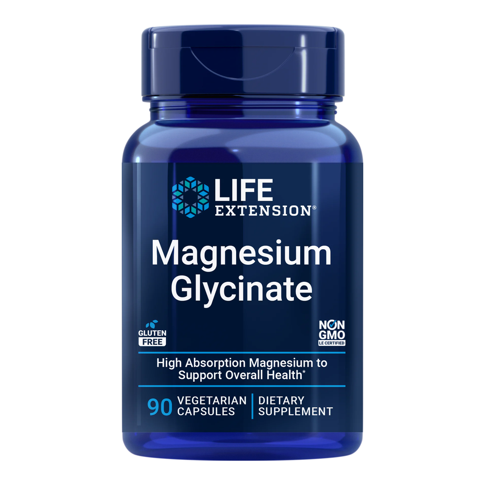 Magnesium Glycinate 90 vegetarian capsules Life Extension