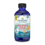 Children DHA 8oz 237ml sabor morango NORDIC Naturals