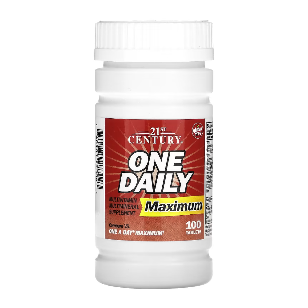 One Daily, Maximum, 100 Tablets 21st Century