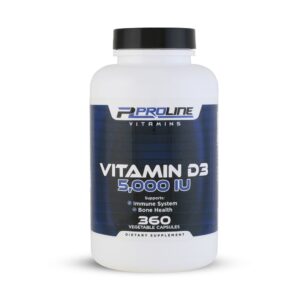 Vitamina D3 5.000 360 Veg Capsulas PLV Proline Vitamins