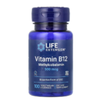Vitamin B12 Methylcobalamin 500 mcg, 100 vegetarian lozenges Life Extension