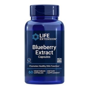 Blueberry Extract cápsulas, 60 cápsulas vegetarianas Life Extension