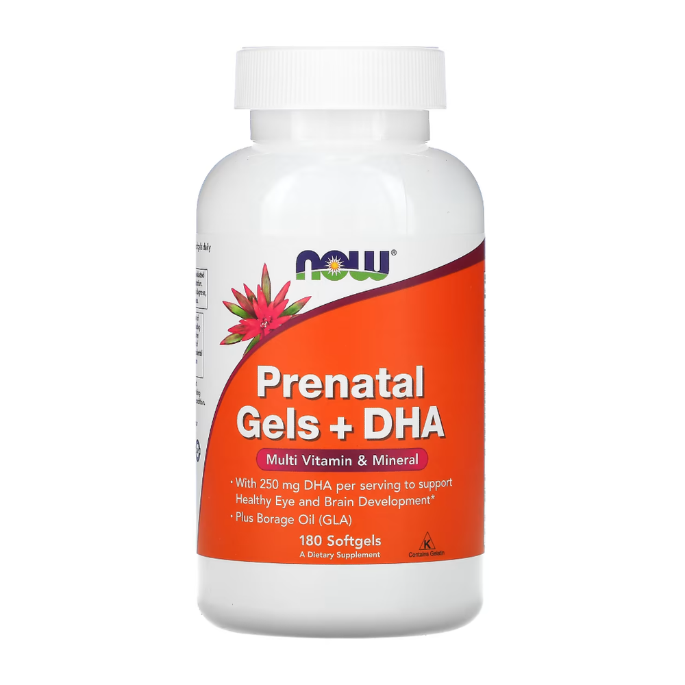 PRE-NATAL MULTI WITH DHA 180 SOFTGELS Now foods