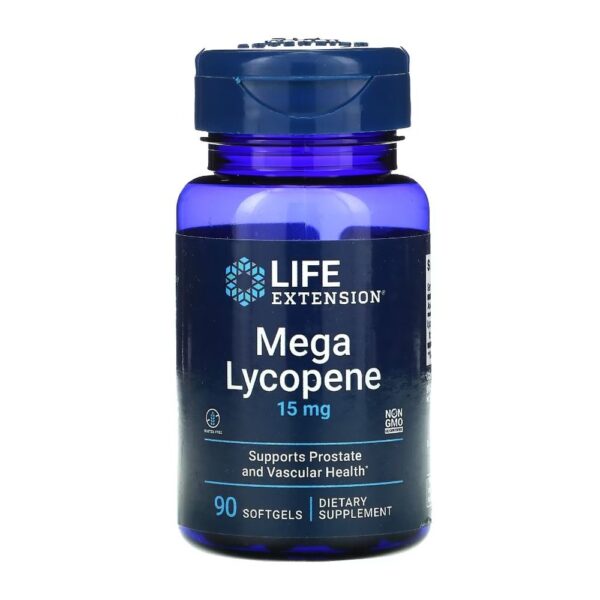 Mega Lycopene 15 mg, 90 softgels Life Extension