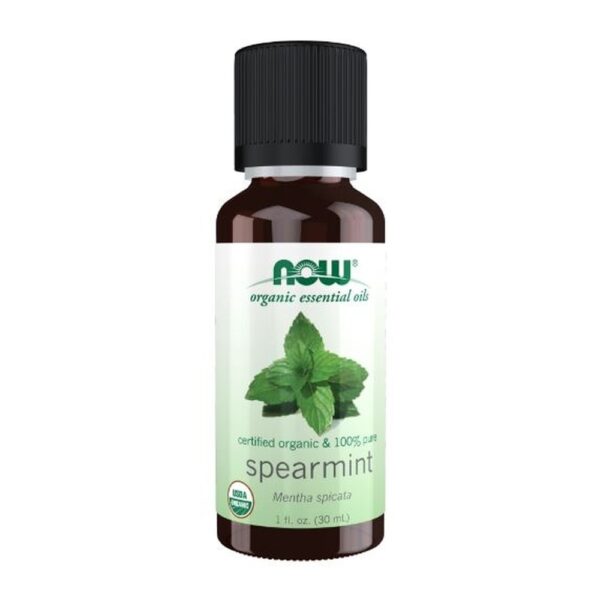 ORGANIC SPEARMINT OIL 1oz NOW Foods