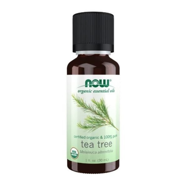 ORGANIC TEA TREE OIL 1oz NOW Foods