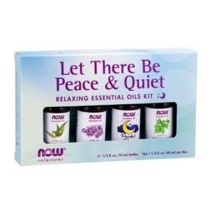 Kit de Óleos Essenciais Let There Be Peace & Quiet Oil Kit 40 ml NOW Foods