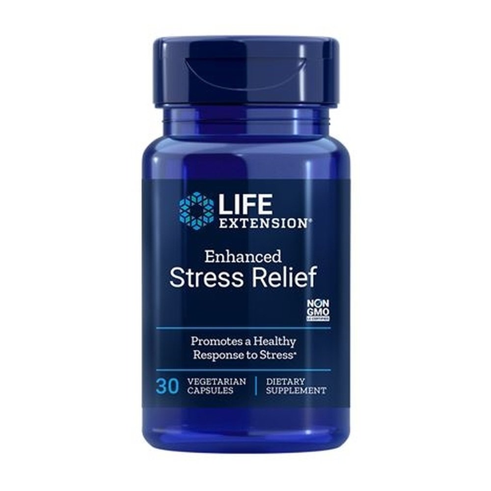 Enhanced Stress Relief 30 vegetarian capsules Life Extension