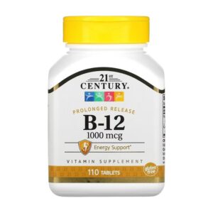 B-12, Prolonged Release, 1,000 mcg, 110 Tablets