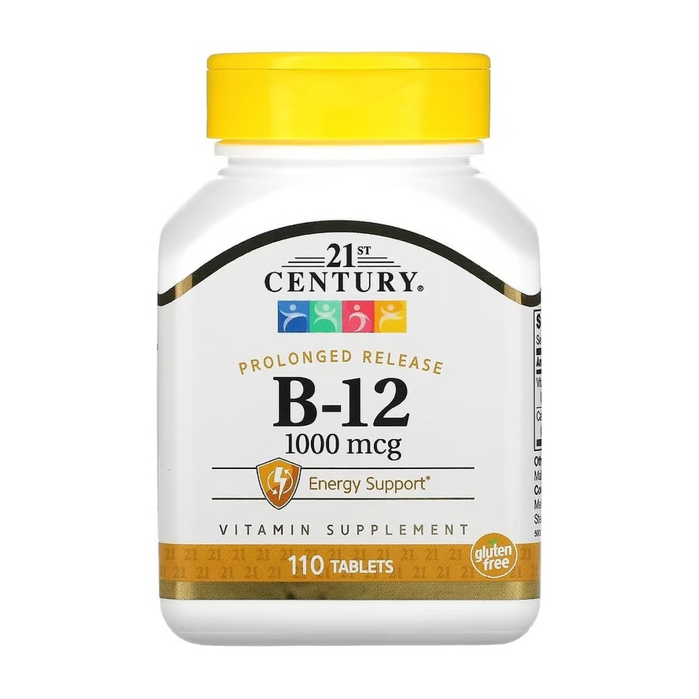 B-12, Prolonged Release, 1,000 mcg, 110 Tablets
