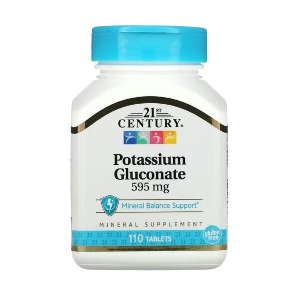 Potassium Gluconate, 595 mg, 110 Tablets
