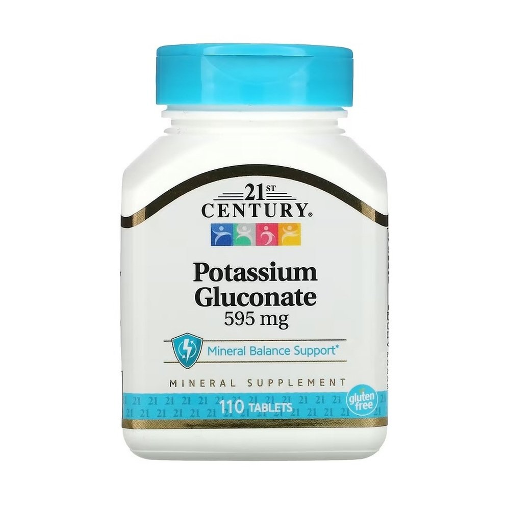 Potassium Gluconate, 595 mg, 110 Tablets