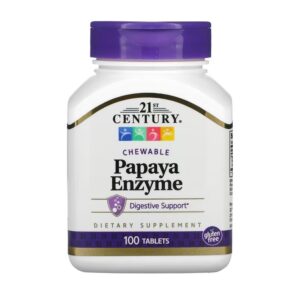 Papaya Enzyme, Chewable, 100 Tablets