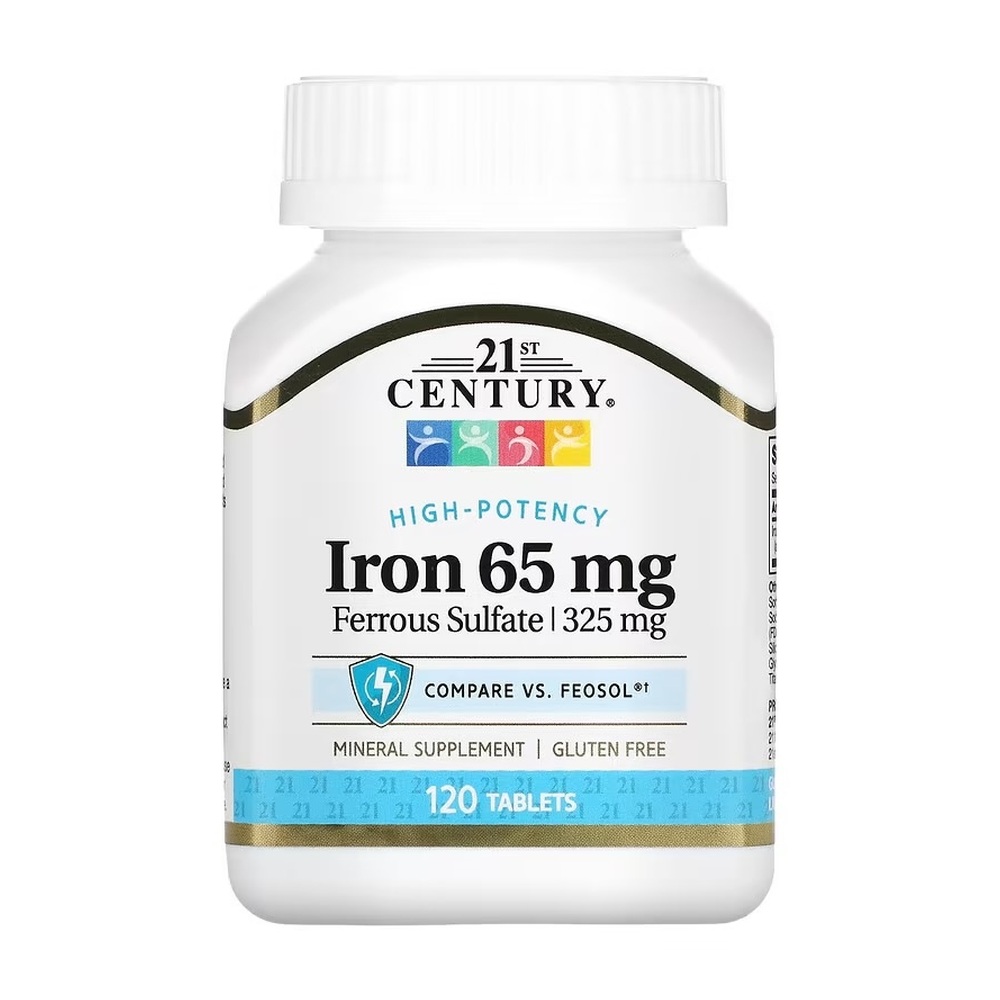 Iron, 65 mg, 120 Tablets