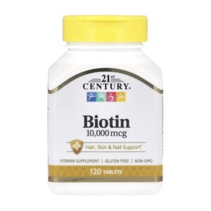 Biotin, 10,000 mcg, 120 Tablets