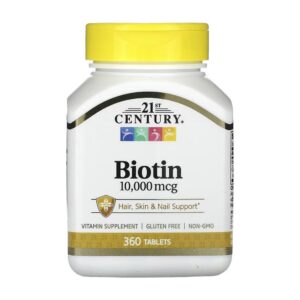 Biotin, 10,000 mcg, 360 Tablets