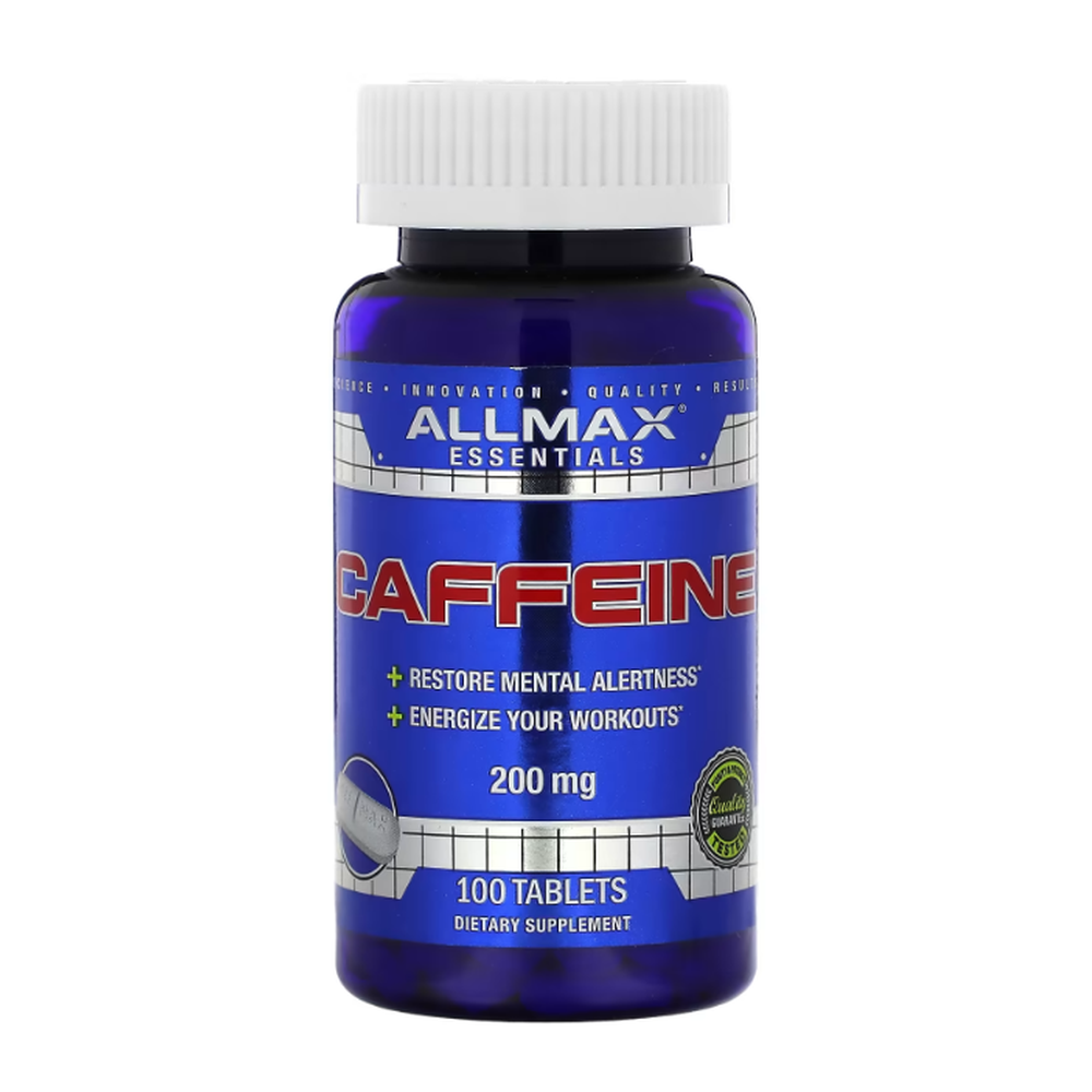Caffeine, 200 mg, 100 Tablets ALLMAX