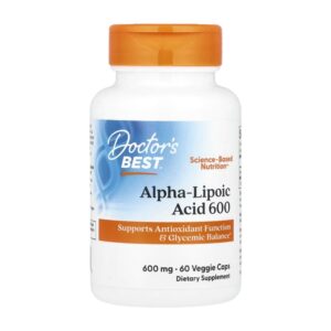 Alpha-Lipoic Acid 600, 600 mg, 60 Veggie Caps Doctor's Best